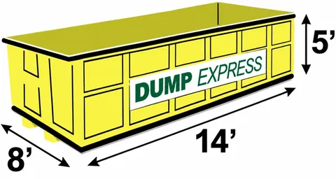 15 yard roll-off dumpster