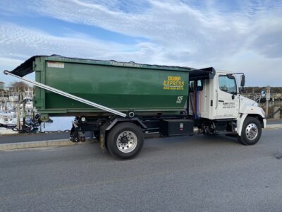 Dumpster Rental Cape Cod - dumpster on Cape Cod beach