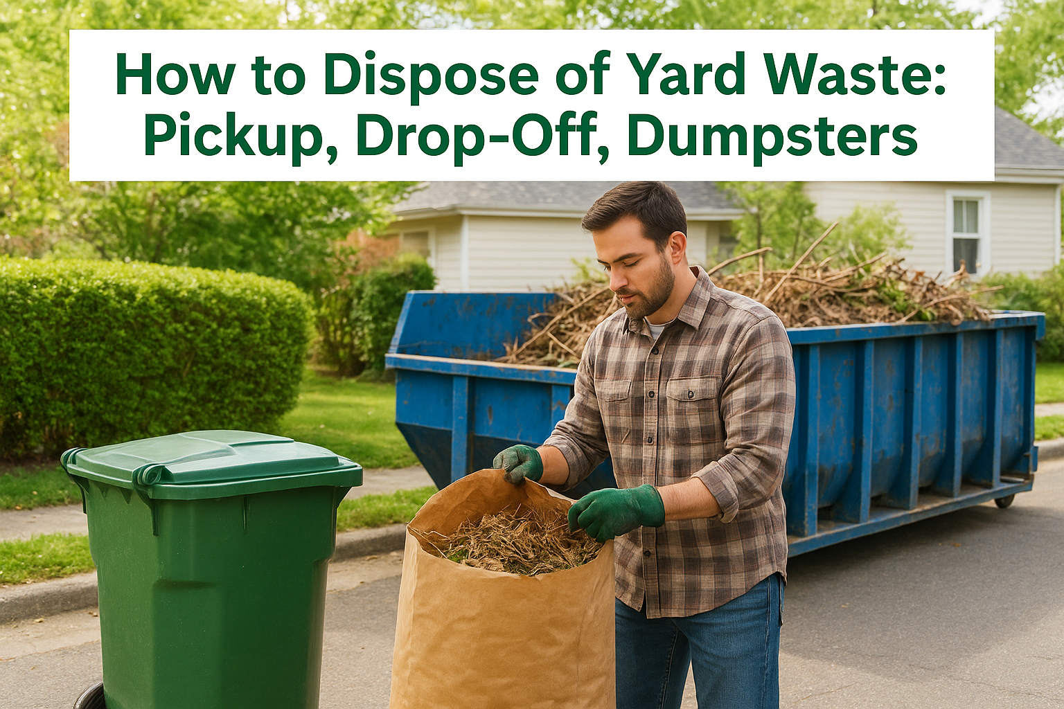 How To Dispose Of Yard Waste: Pickup, Drop-Off, Dumpsters