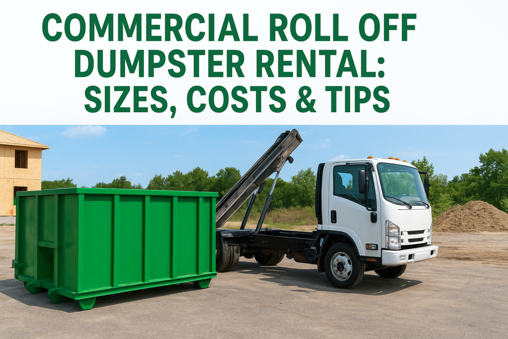 Commercial Roll Off Dumpster Rental: Sizes, Costs & Tips