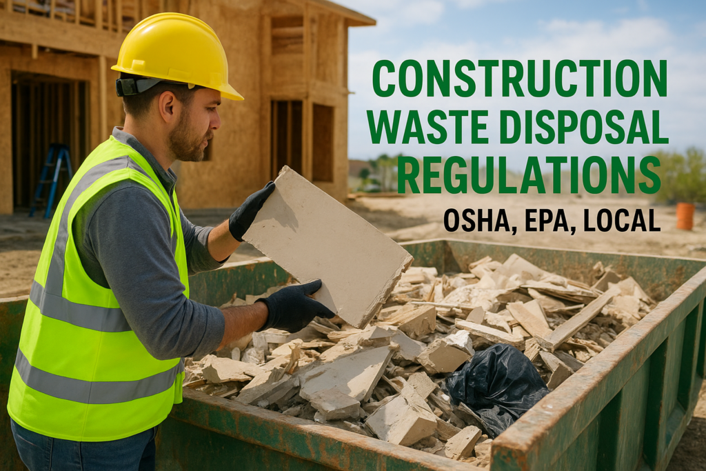 Construction Waste Disposal Regulations: OSHA, EPA, Local