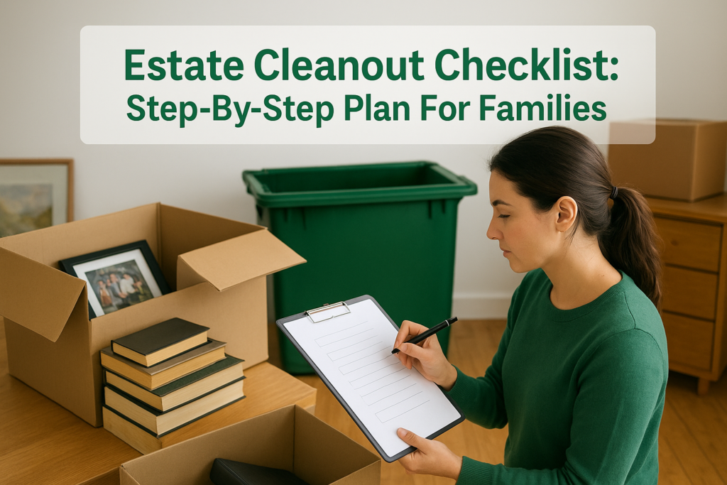 Estate Cleanout Checklist: Step-By-Step Plan For Families