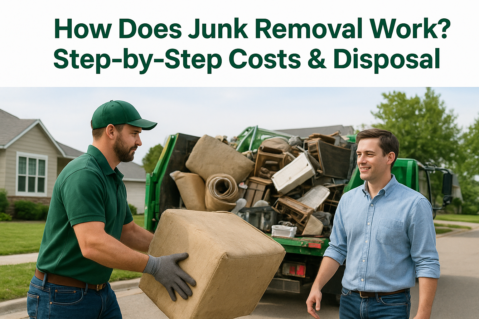 How Does Junk Removal Work? Step-by-Step Costs & Disposal