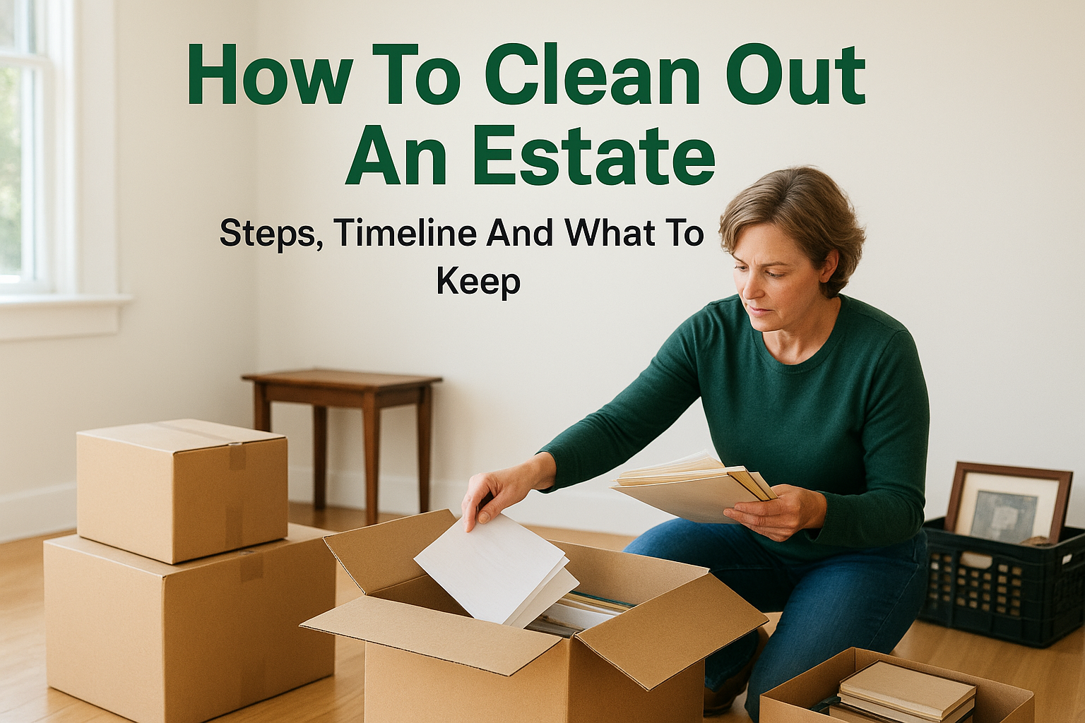 How To Clean Out An Estate: Steps, Timeline And What To Keep