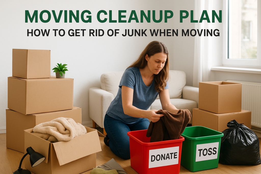 Moving Cleanup Plan: How To Get Rid Of Junk When Moving