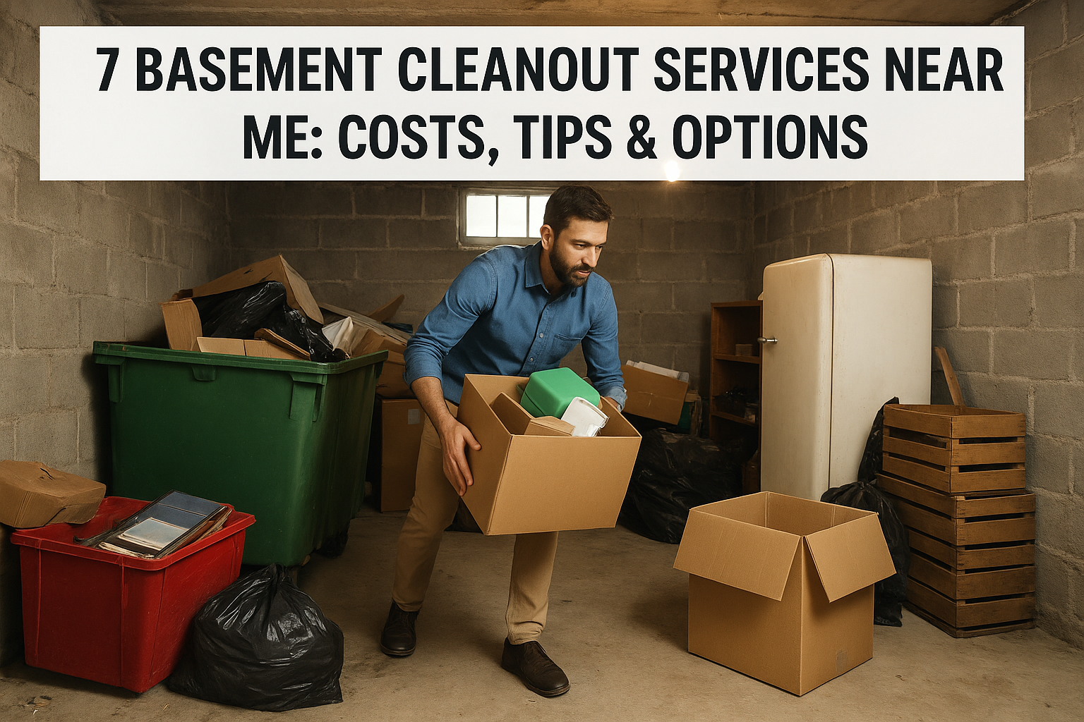 7 Basement Cleanout Services Near Me: Costs, Tips & Options