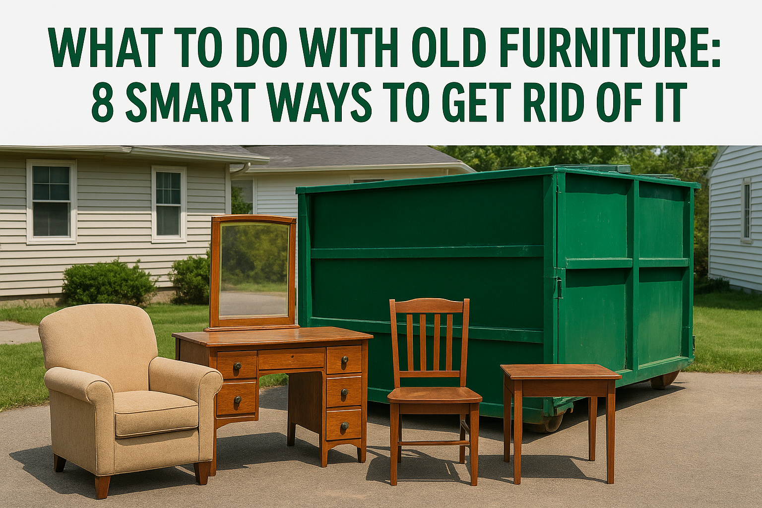 What To Do With Old Furniture: 8 Smart Ways To Get Rid Of It