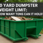 10 Yard Dumpster Weight Limit: How Many Tons Can It Hold?