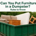 Can You Put Furniture in a Dumpster? Rules to Know