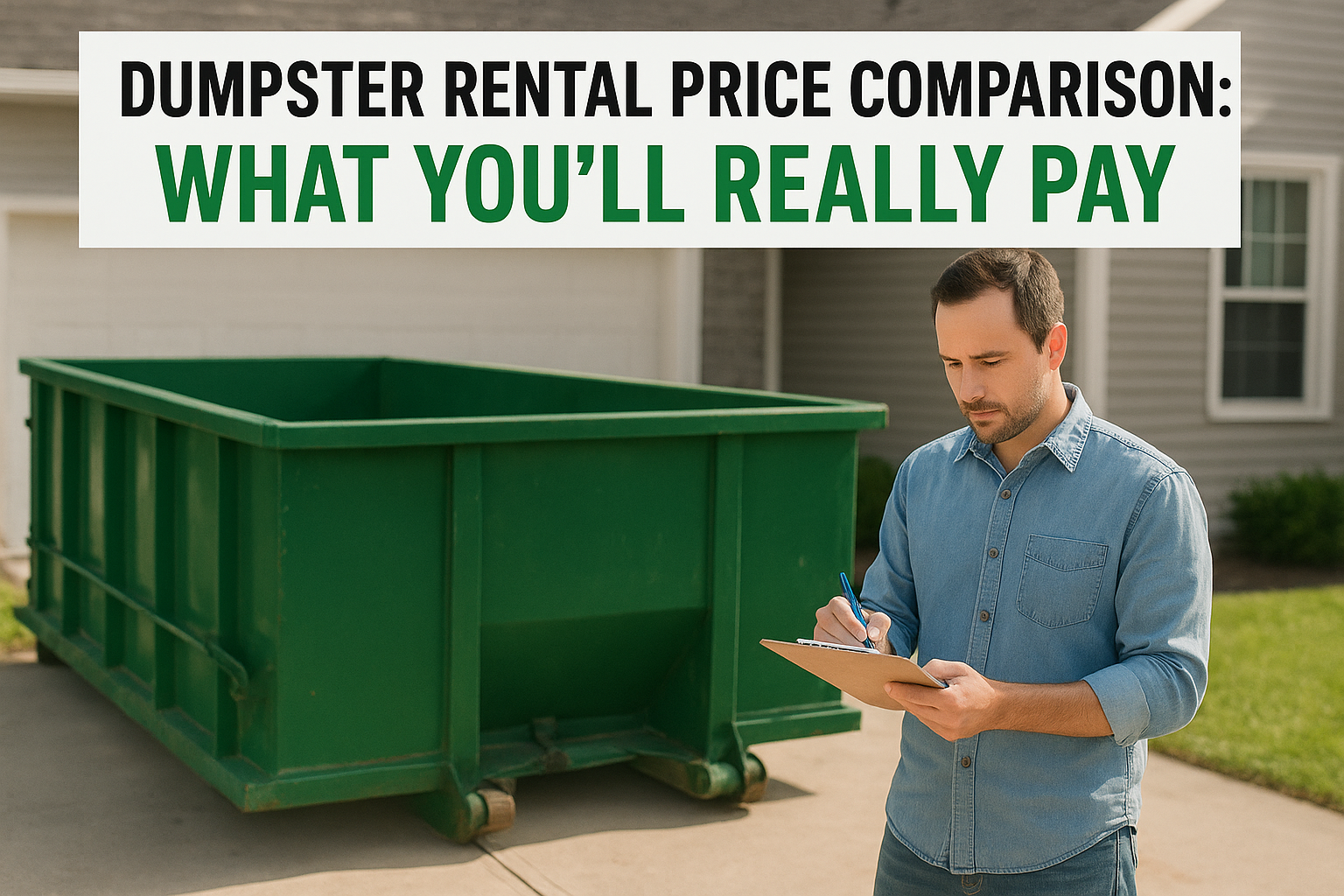 Dumpster Rental Price Comparison: What You'll Really Pay