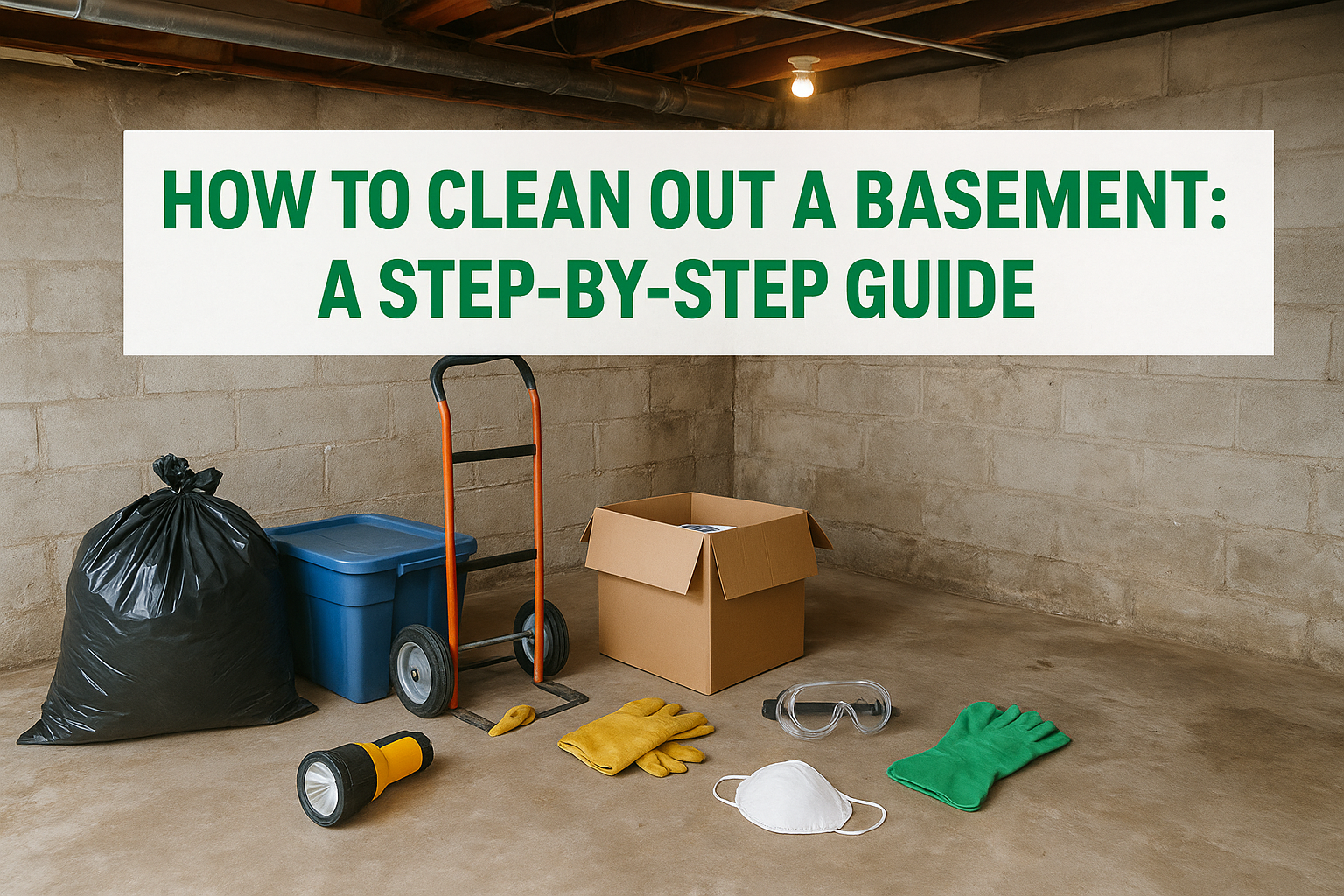 How to Clean Out a Basement: A Step-by-Step Guide