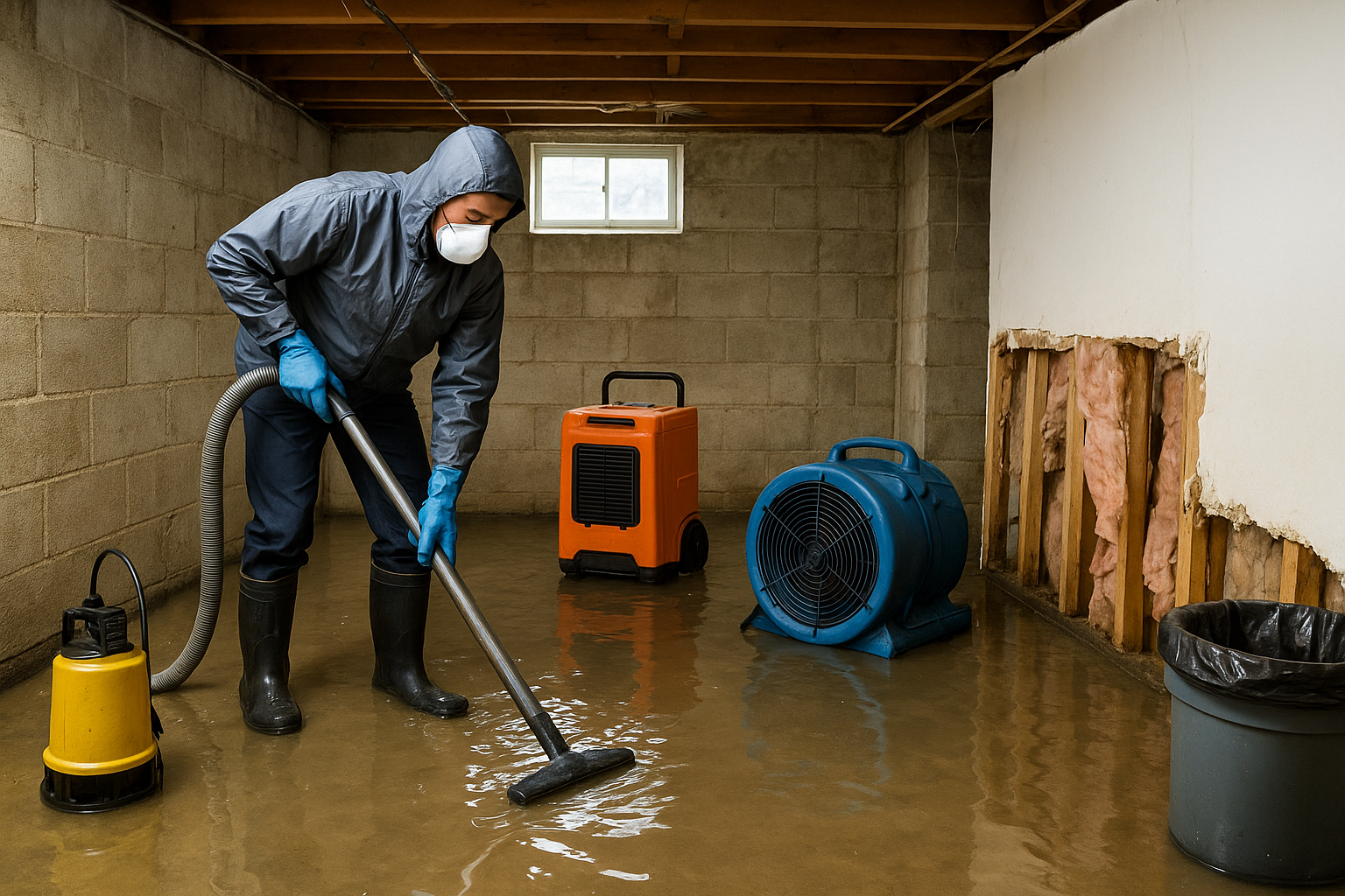 Flooded Basement Cleanup: How To Clean Out A Flooded Basement