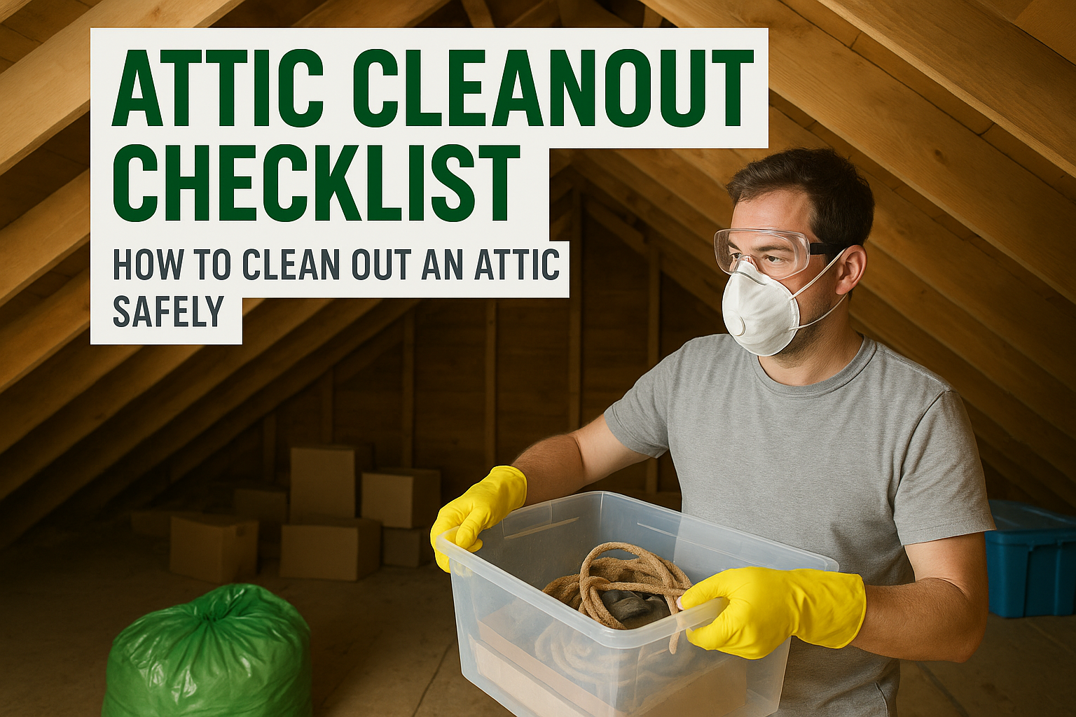 Attic Cleanout Checklist: How To Clean Out An Attic Safely
